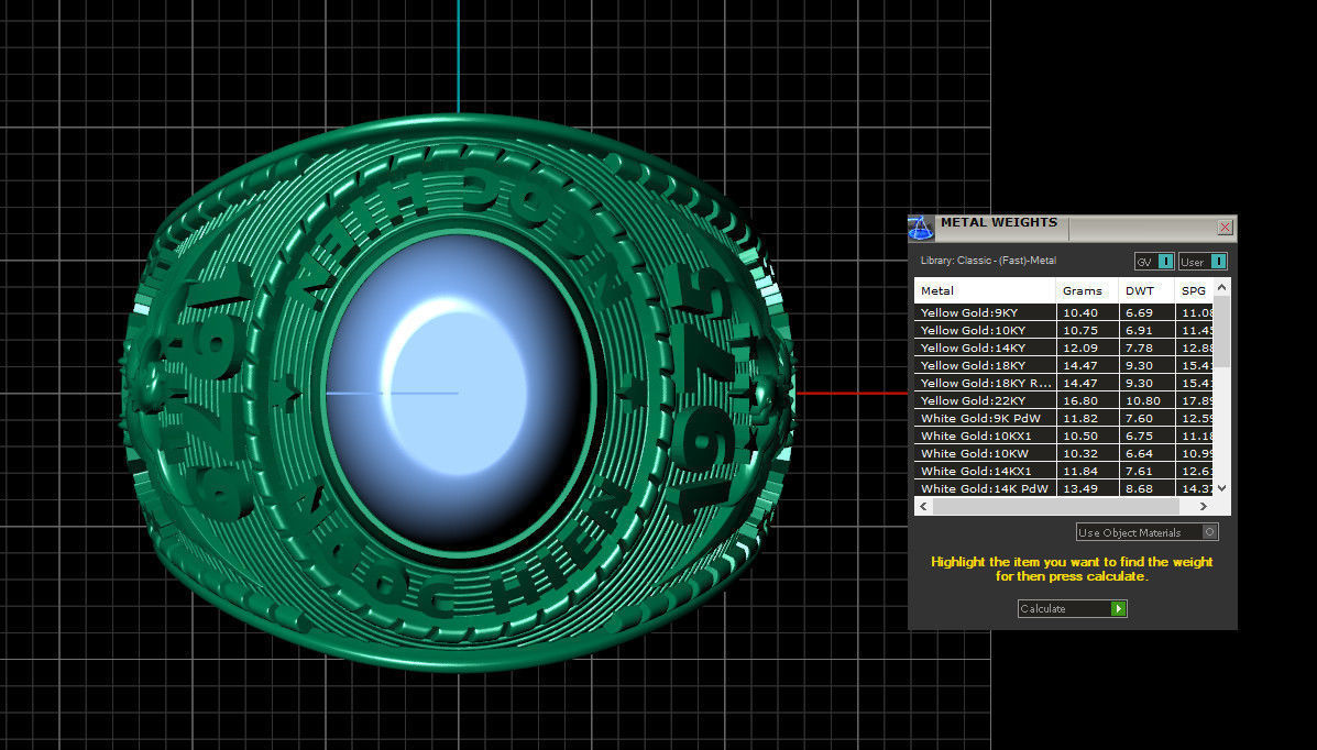 Ring 147  3D print model_3