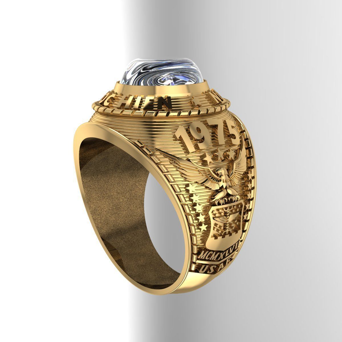 Ring 147  3D print model_4
