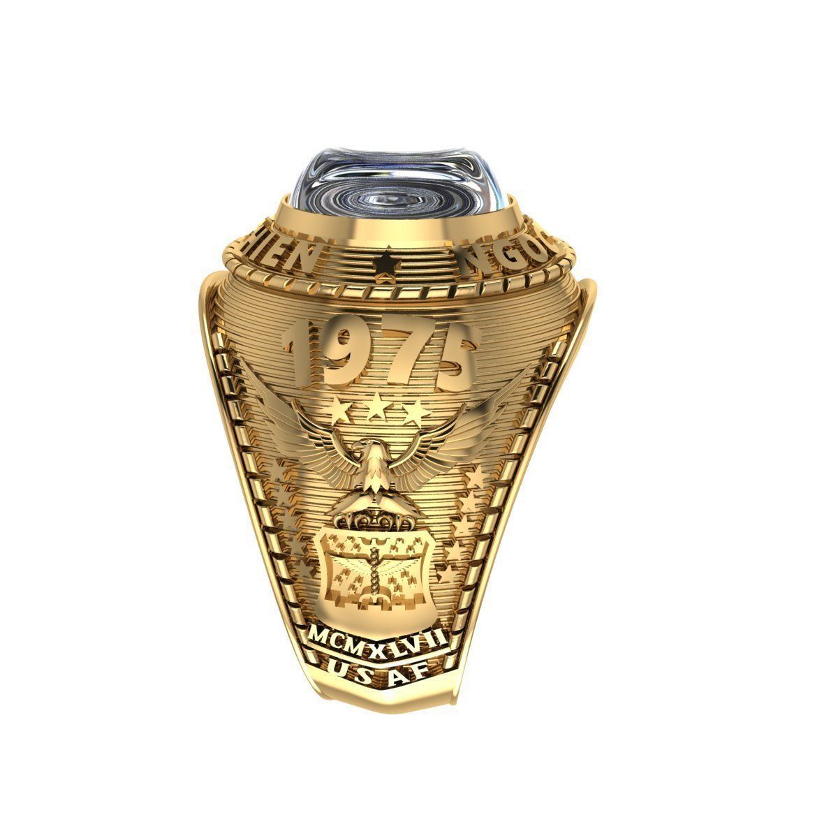 Ring 147  3D print model_5