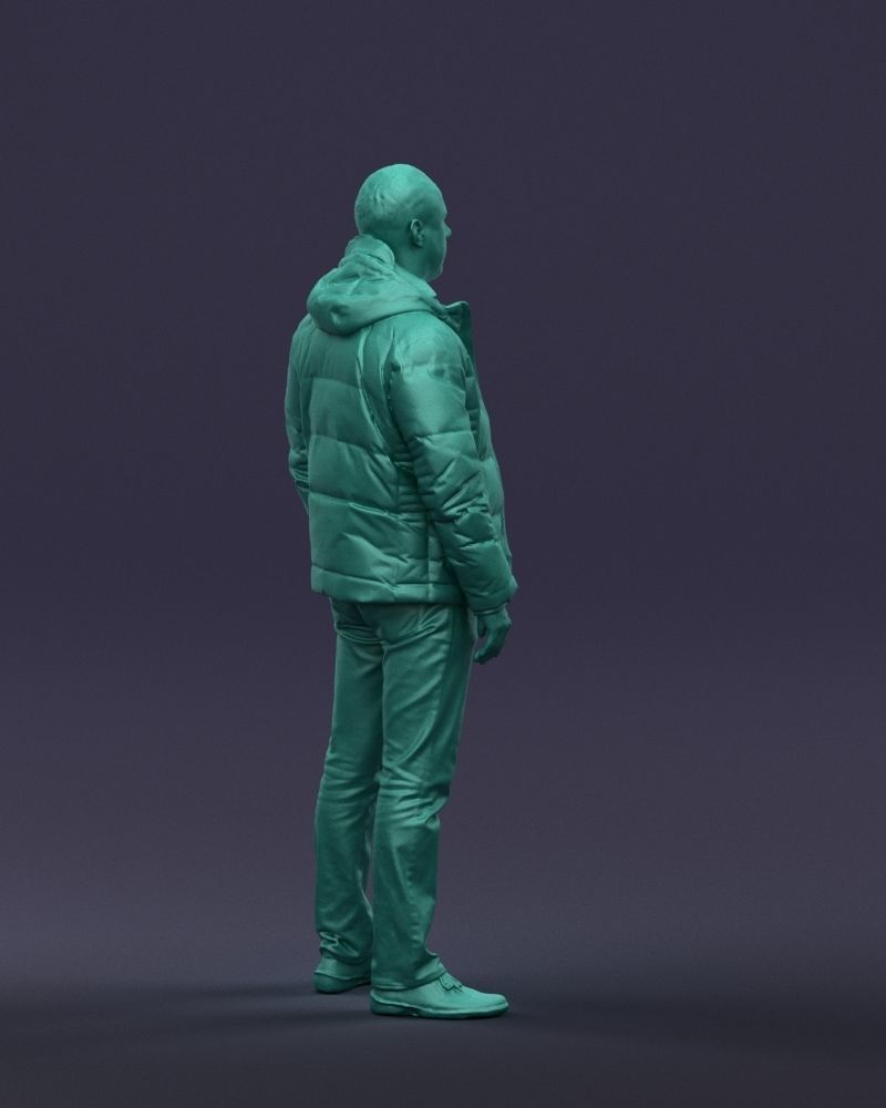 Cool jacket man 0399 3D Print Ready 3D print model_13