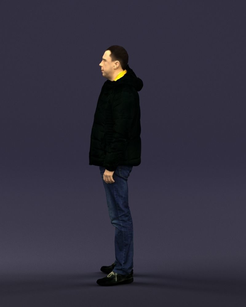 Cool jacket man 0399 3D Print Ready 3D print model_27