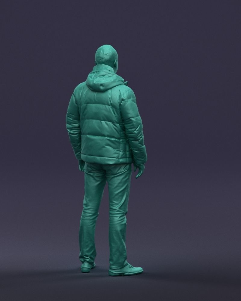 Cool jacket man 0399 3D Print Ready 3D print model_16