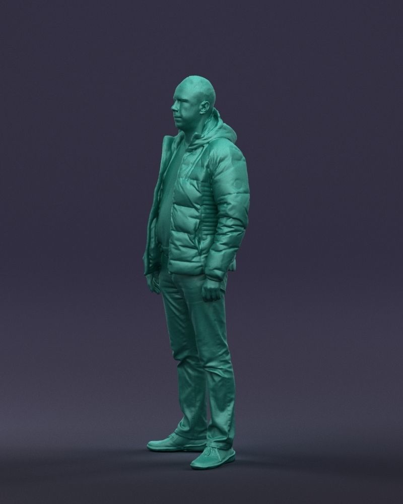 Cool jacket man 0399 3D Print Ready 3D print model_31