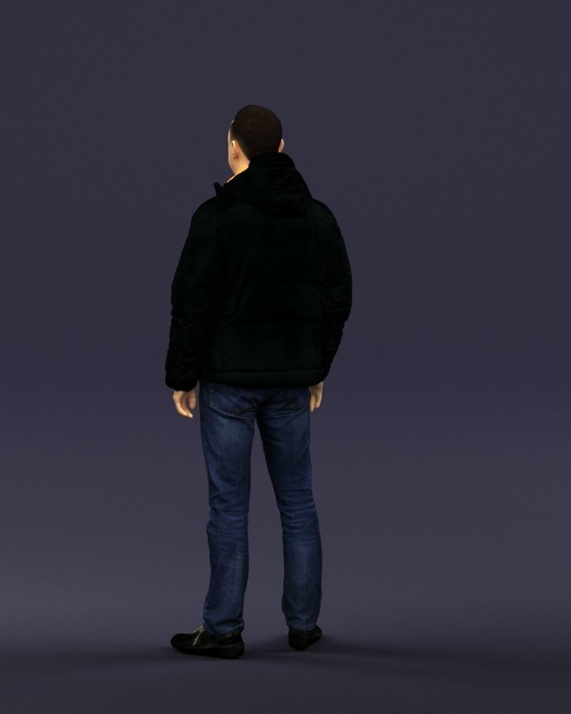 Cool jacket man 0399 3D Print Ready 3D print model_21