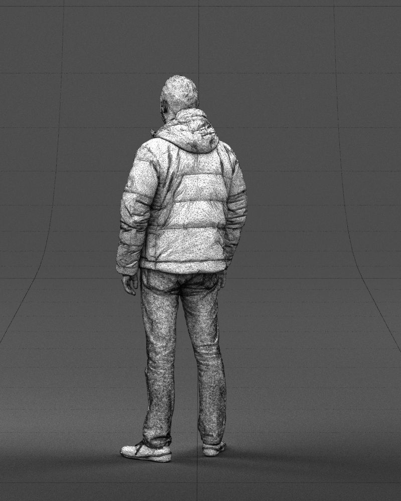 Cool jacket man 0399 3D Print Ready 3D print model_23