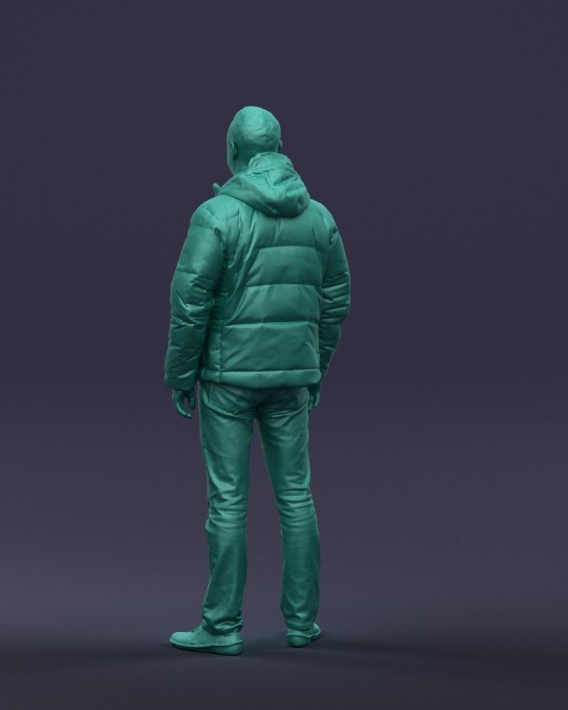 Cool jacket man 0399 3D Print Ready 3D print model_22