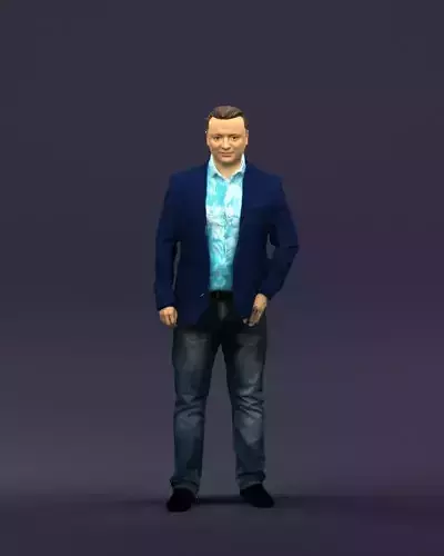 Cool jeans man 0422 3D Print Ready 3D print model