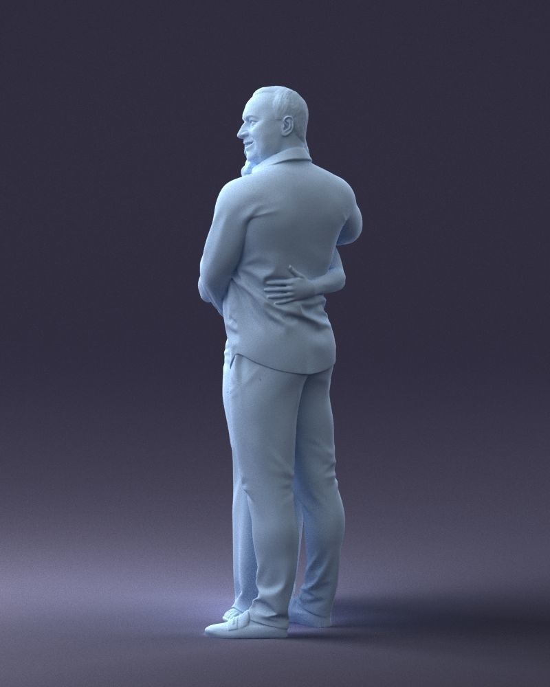 000093 Happy Couple 1120 3dp 3D print model_28