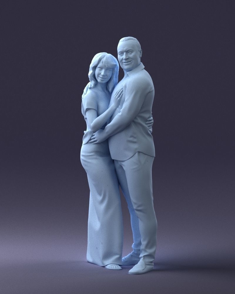 000093 Happy Couple 1120 3dp 3D print model_37