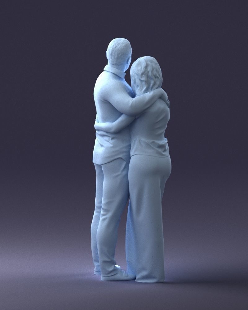 000093 Happy Couple 1120 3dp 3D print model_19