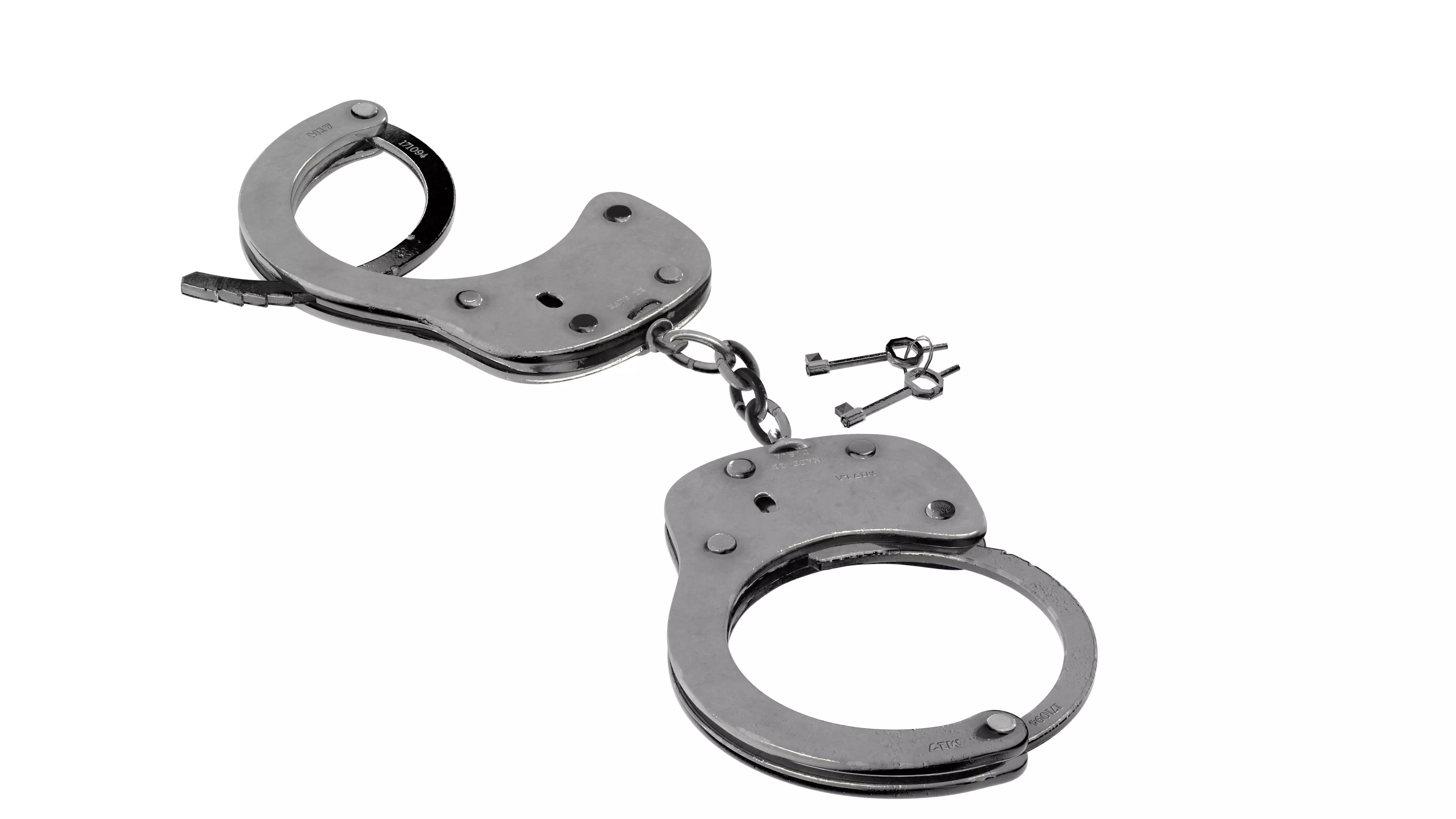 Handcuff 3D model_0