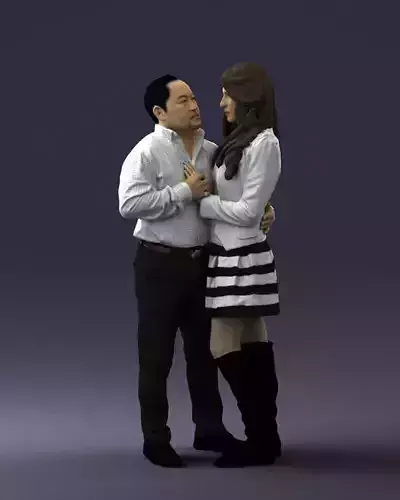 000052 Couple in love 0209 3dp