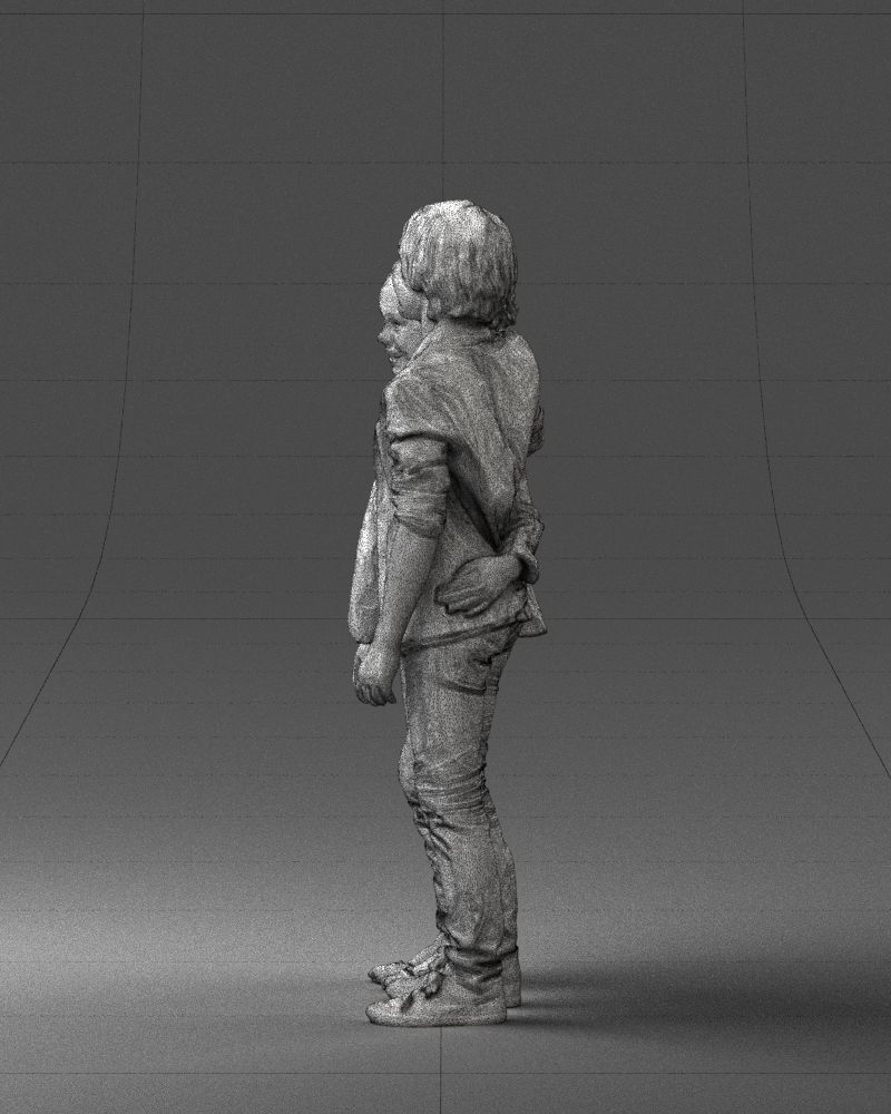Couple of kids 0332 3D model_26