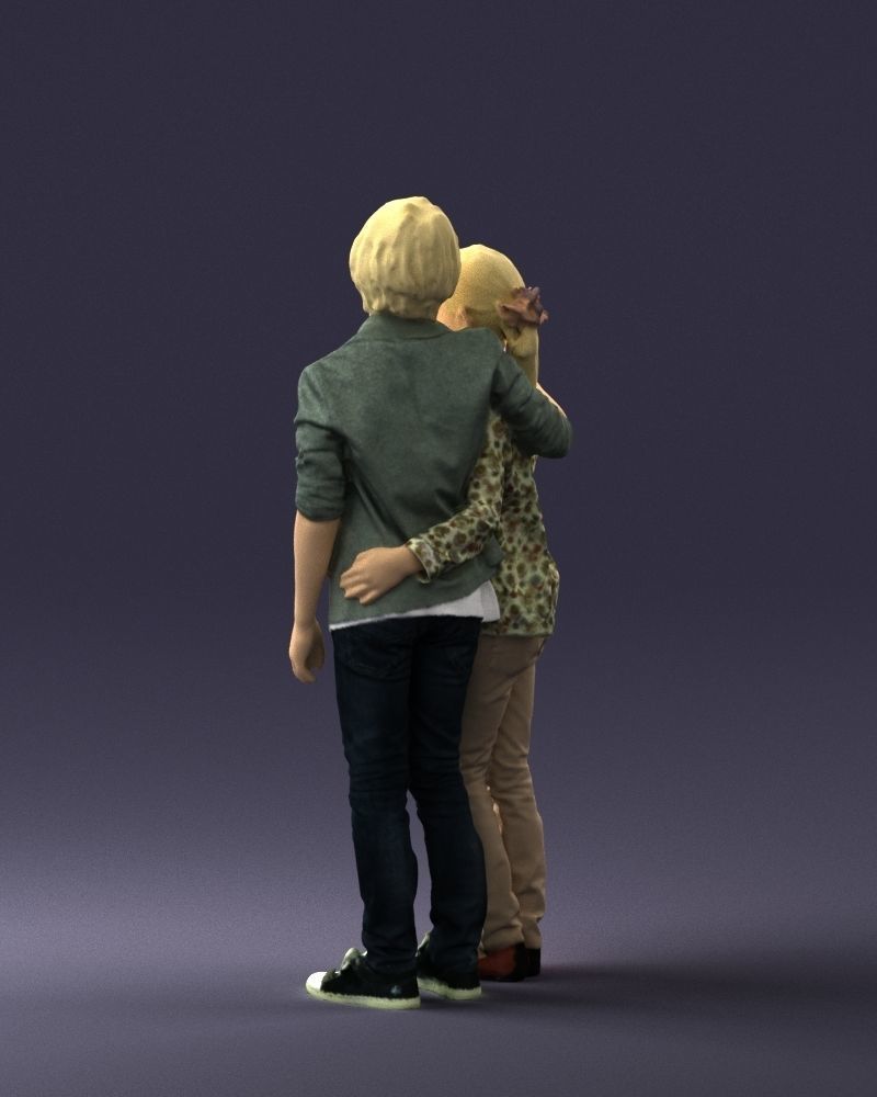 Couple of kids 0332 3D model_21