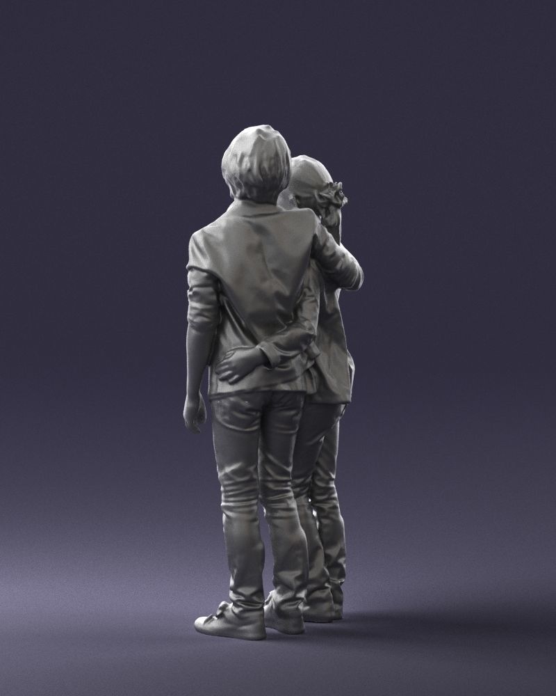 Couple of kids 0332 3D model_22