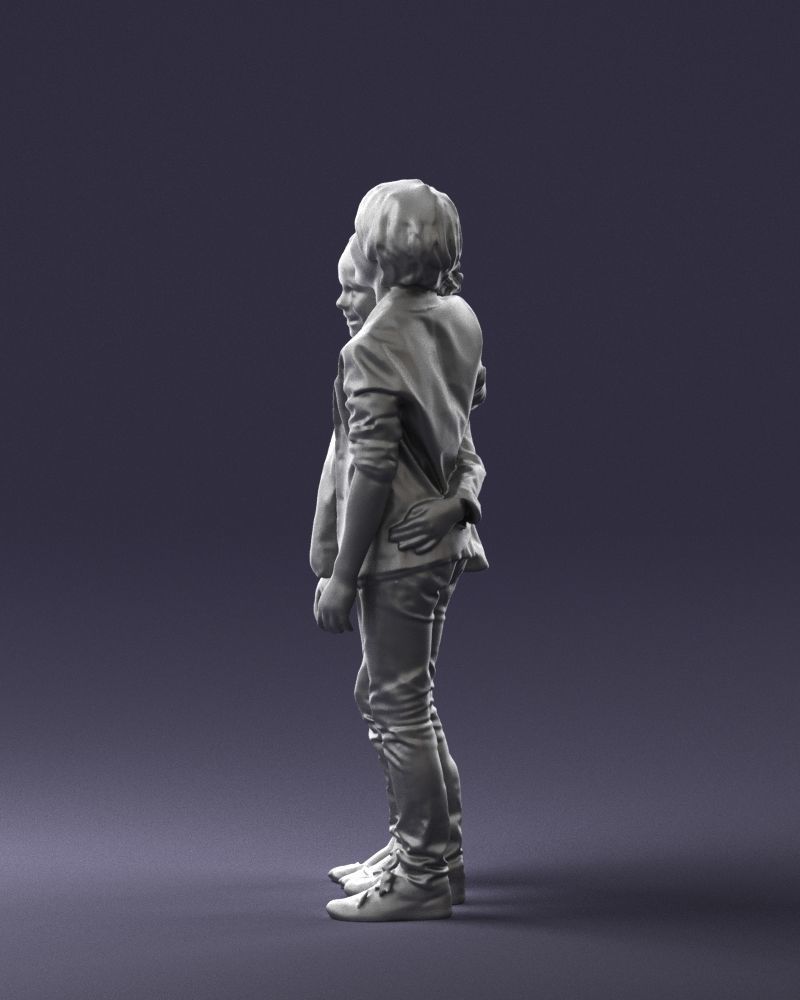 Couple of kids 0332 3D model_25