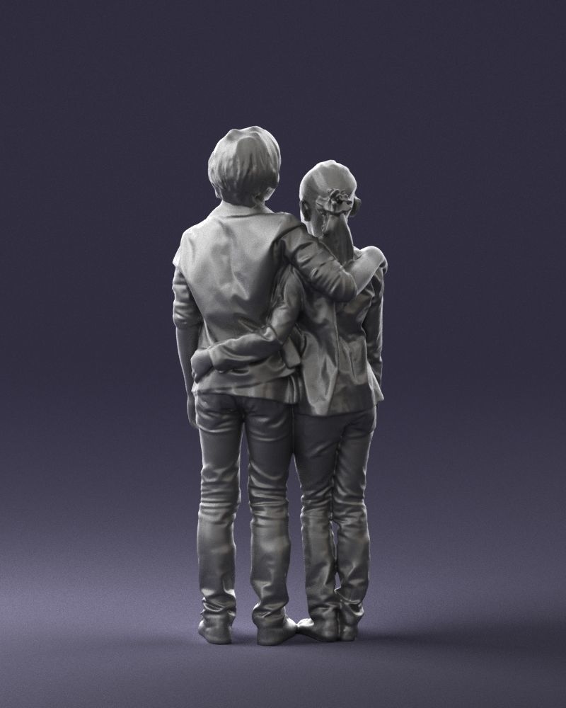 Couple of kids 0332 3D model_19