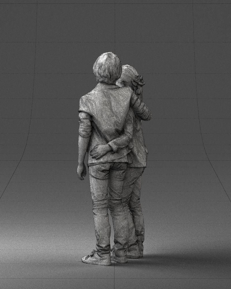 Couple of kids 0332 3D model_23