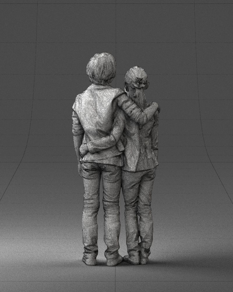 Couple of kids 0332 3D model_20