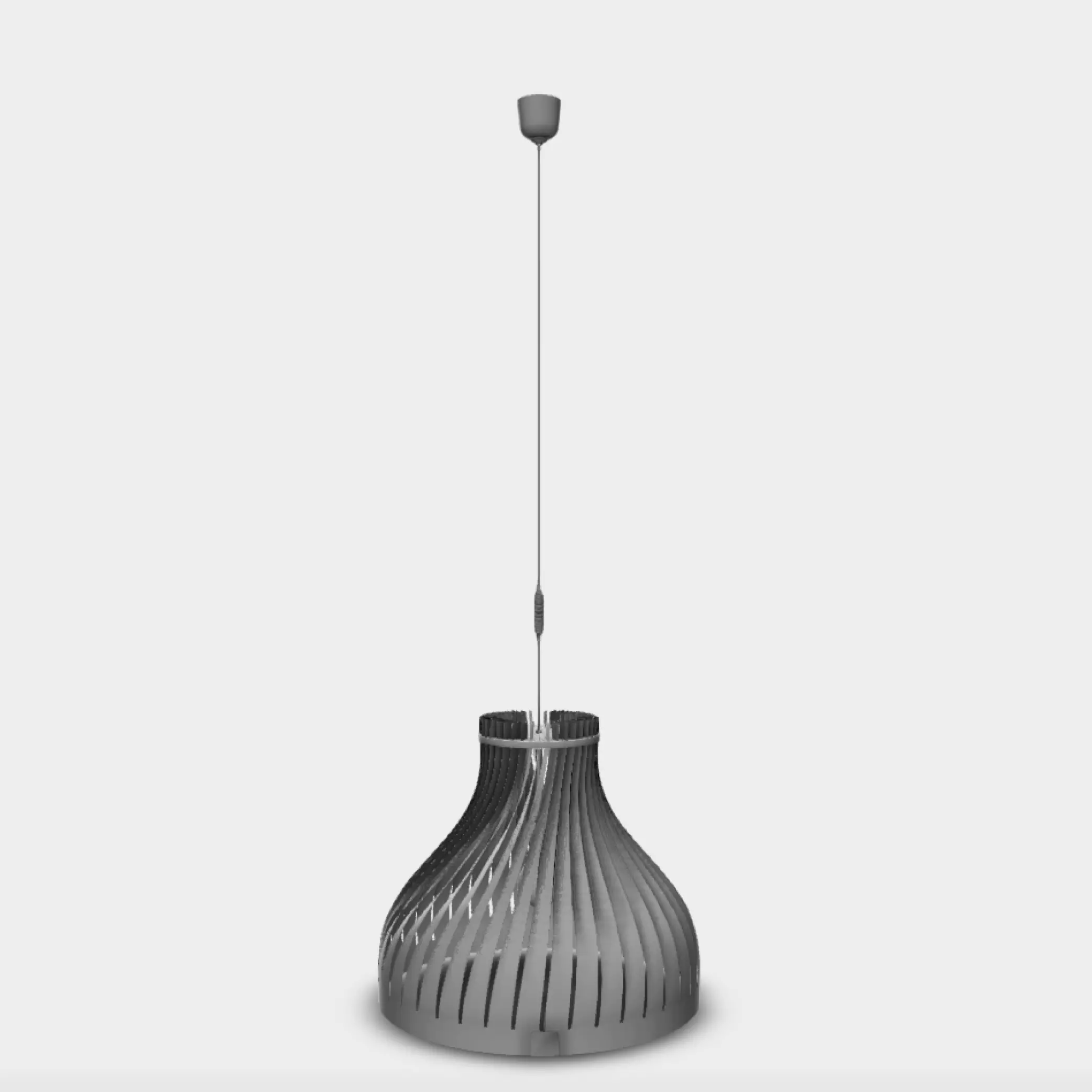 Suspension BulM XL by lairial luminaire bordeaux Free 3D model