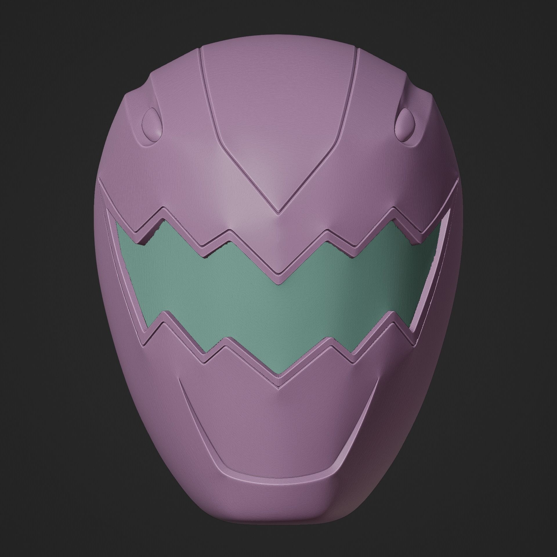Dino Thunder Red Ranger Helmet 3D print model_5