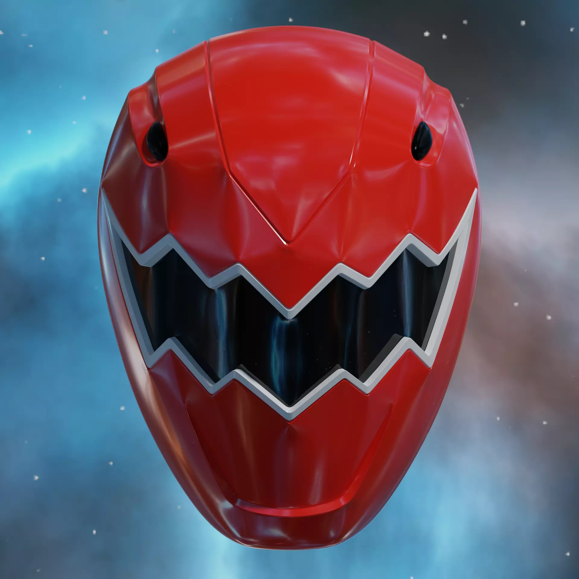 Dino Thunder Red Ranger Helmet 3D print model_0