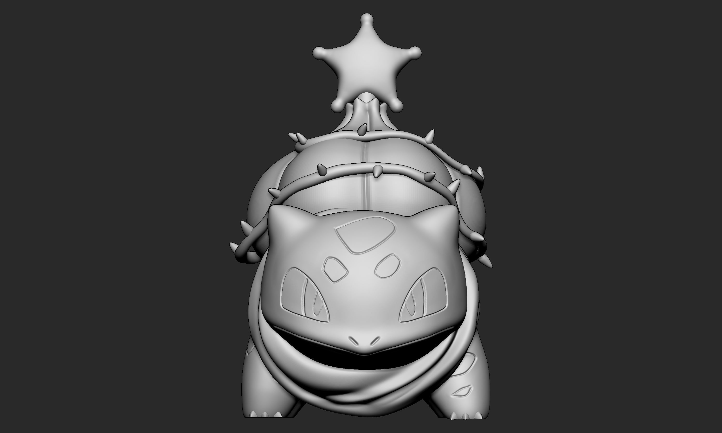 Pokemon - Christmas Bulbasaur 3D print model_4