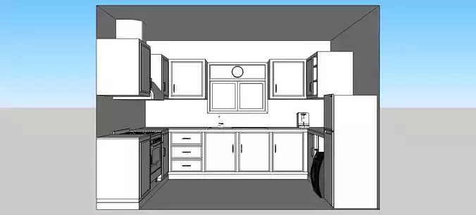 Kitchen mockup