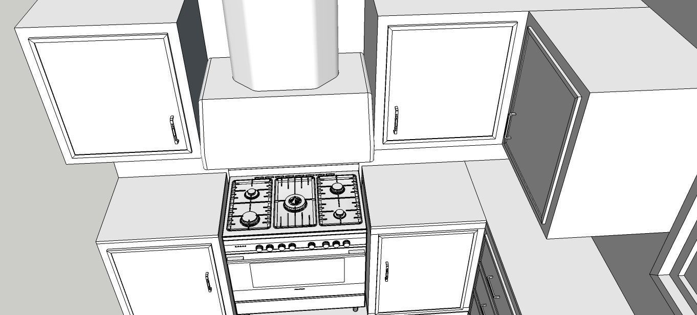 Kitchen mockup Free 3D model_5