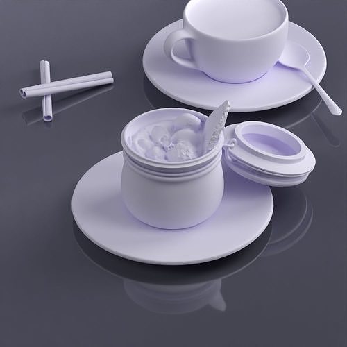 Dessert 0010 3D model 2