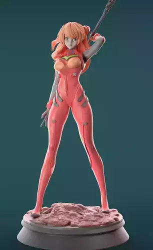 asuka for 3D print