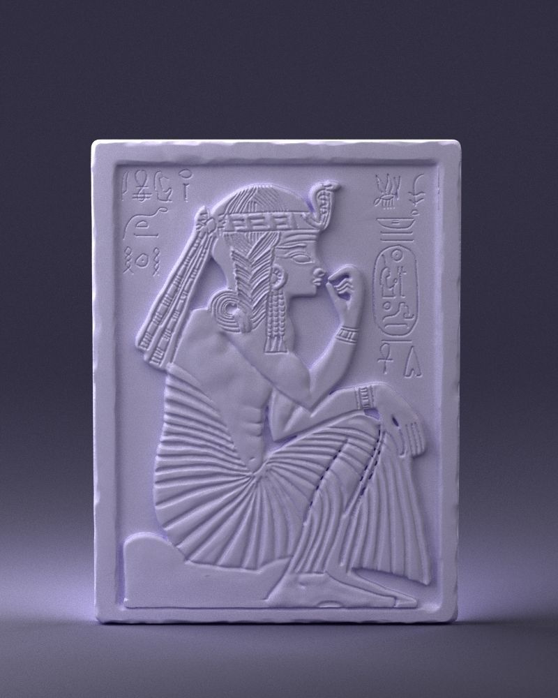 Egyptian tablet 0037 3D Print Ready 3D print model_36