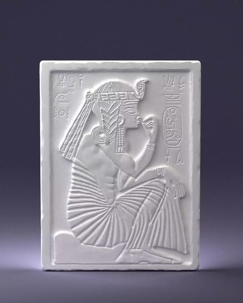 Egyptian tablet 0037 3D Print Ready 3D print model_0