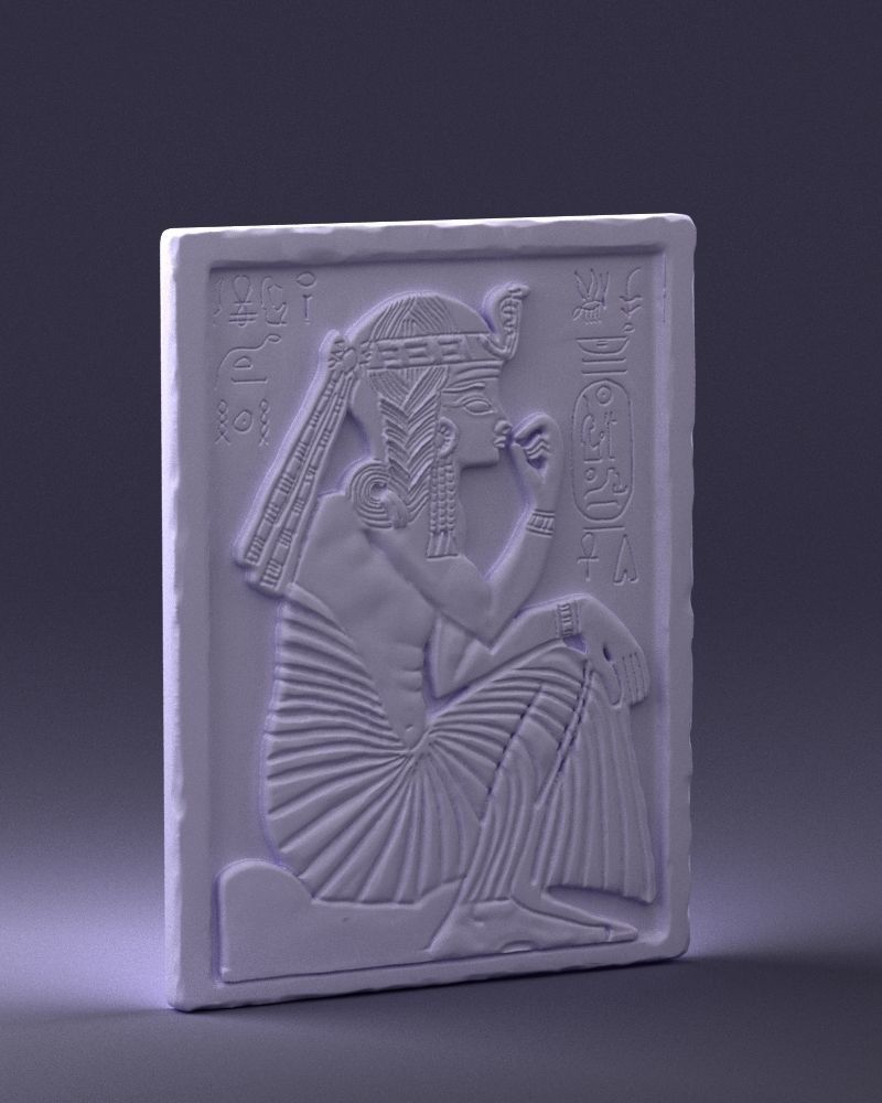 Egyptian tablet 0037 3D Print Ready 3D print model_7