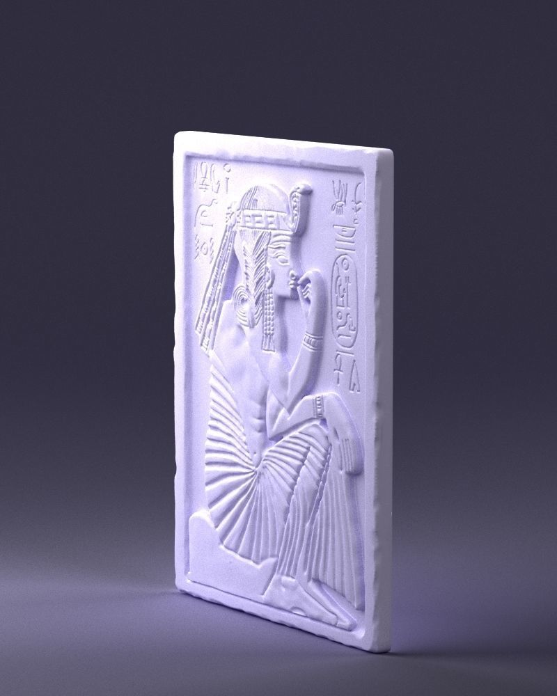 Egyptian tablet 0037 3D Print Ready 3D print model_27