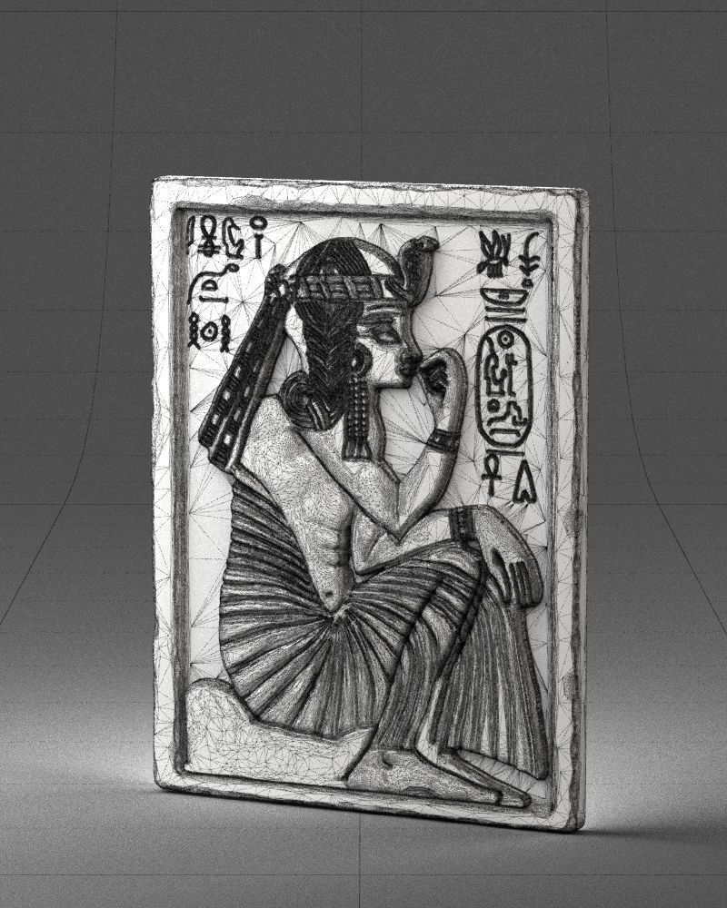 Egyptian tablet 0037 3D Print Ready 3D print model_31