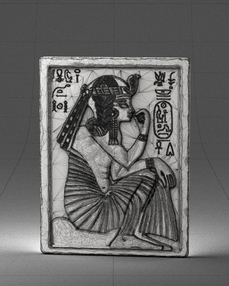 Egyptian tablet 0037 3D Print Ready 3D print model_34