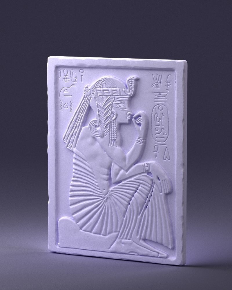 Egyptian tablet 0037 3D Print Ready 3D print model_30