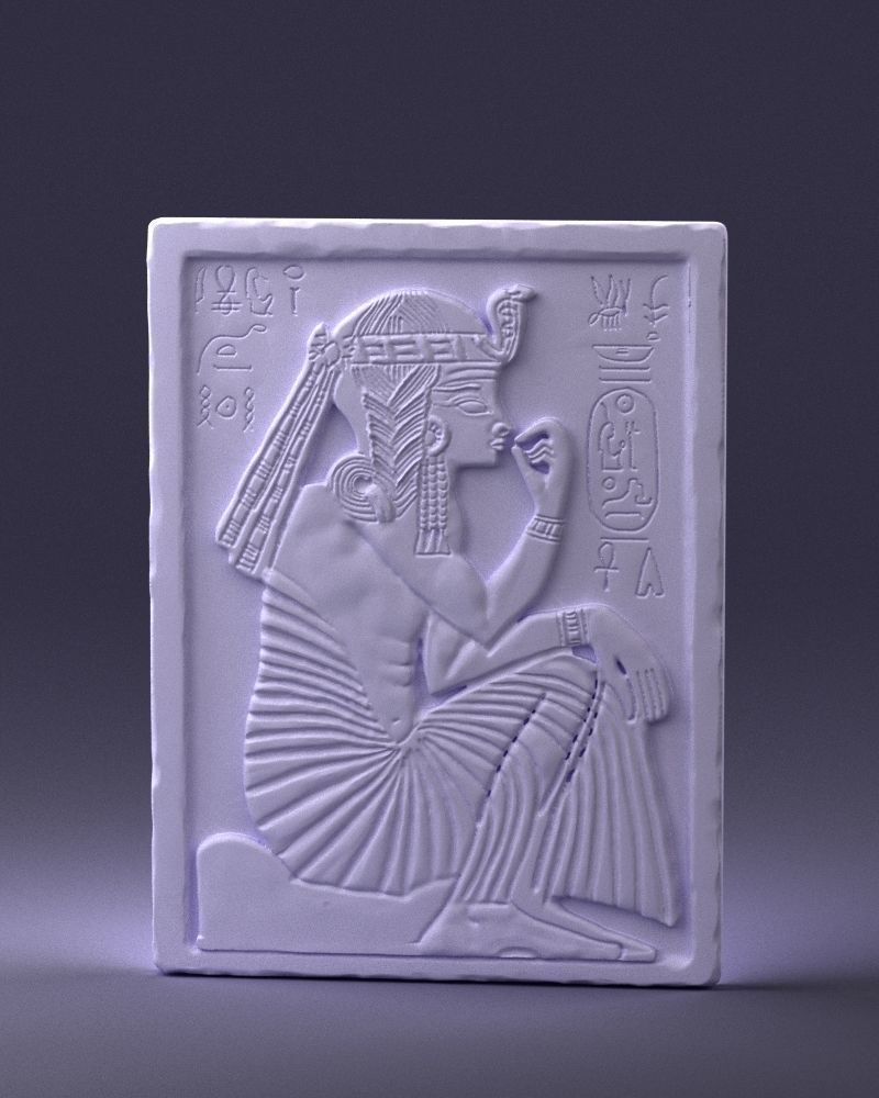 Egyptian tablet 0037 3D Print Ready 3D print model_33