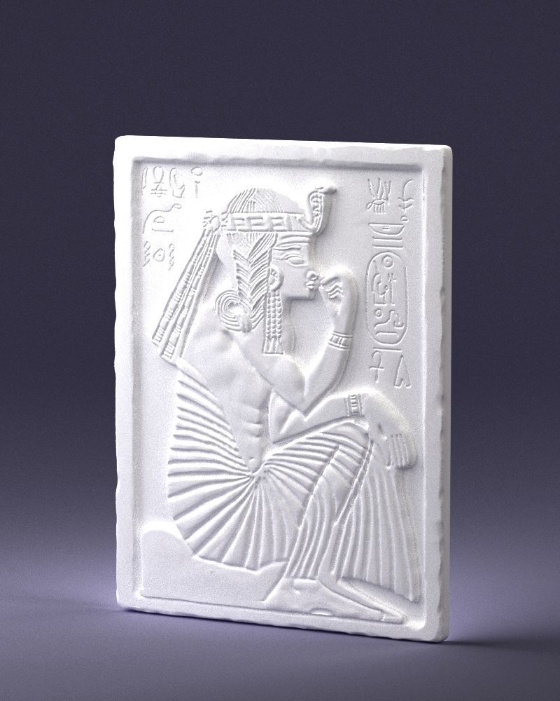 Egyptian tablet 0037 3D Print Ready 3D print model_29