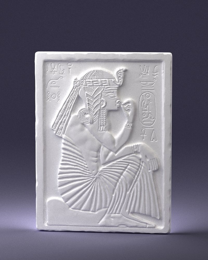 Egyptian tablet 0037 3D Print Ready 3D print model_32