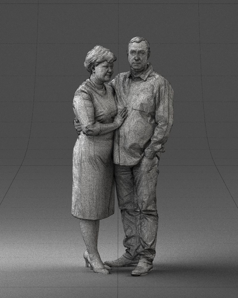 000048 Elderly couple 0204 3dp 3D print model_27