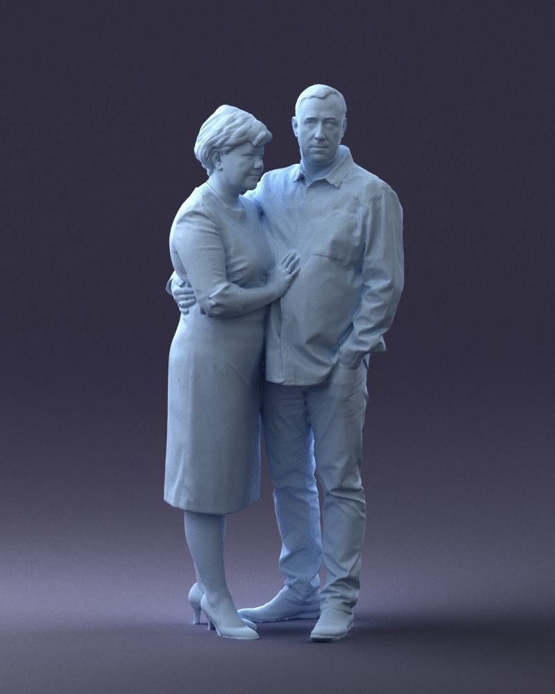 000048 Elderly couple 0204 3dp 3D print model_37