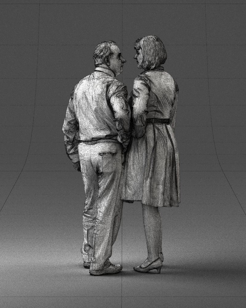 Elderly man and woman 0177 3D Print Ready 3D print model_20