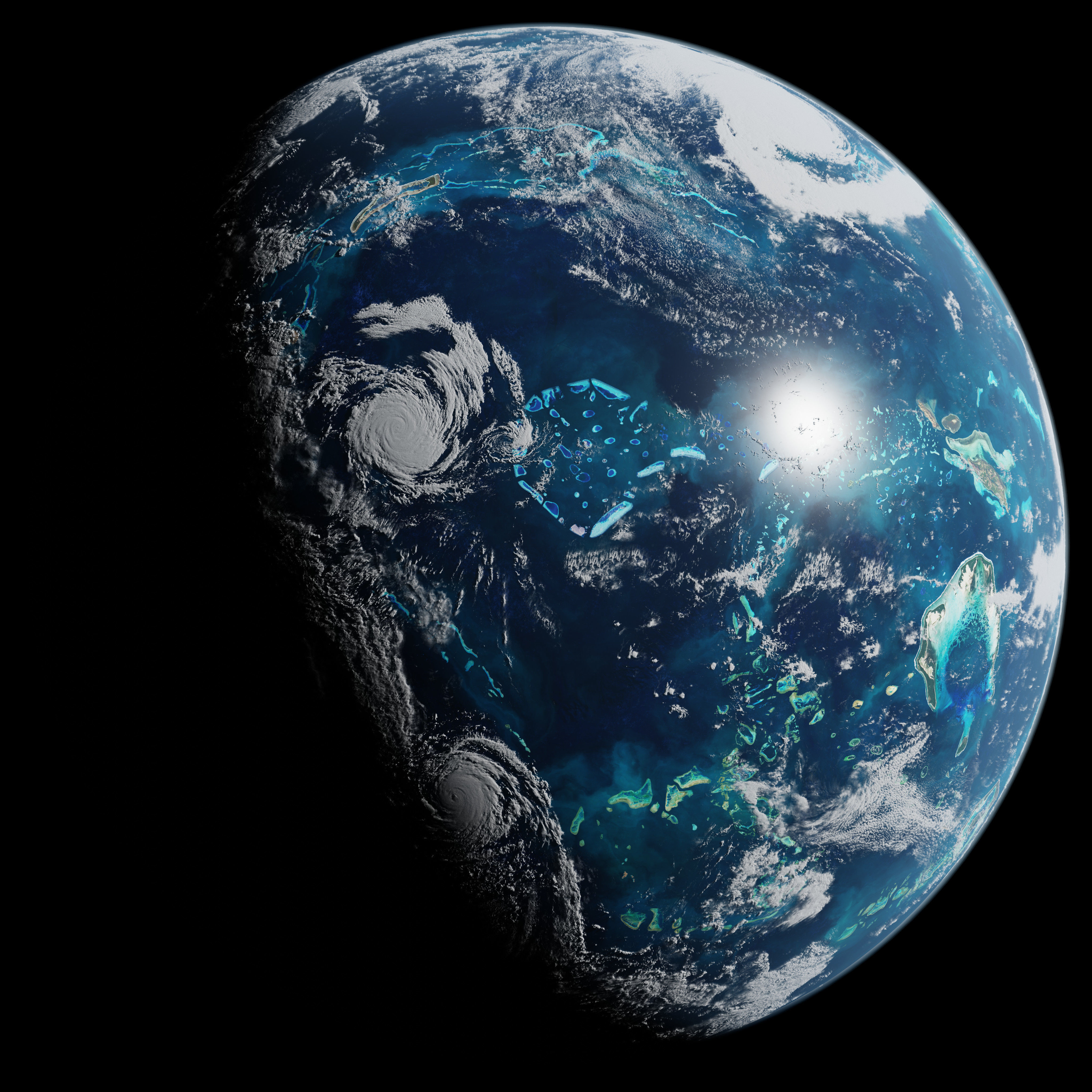 Oceanic Planet 05 - 4k Free 3D model_13