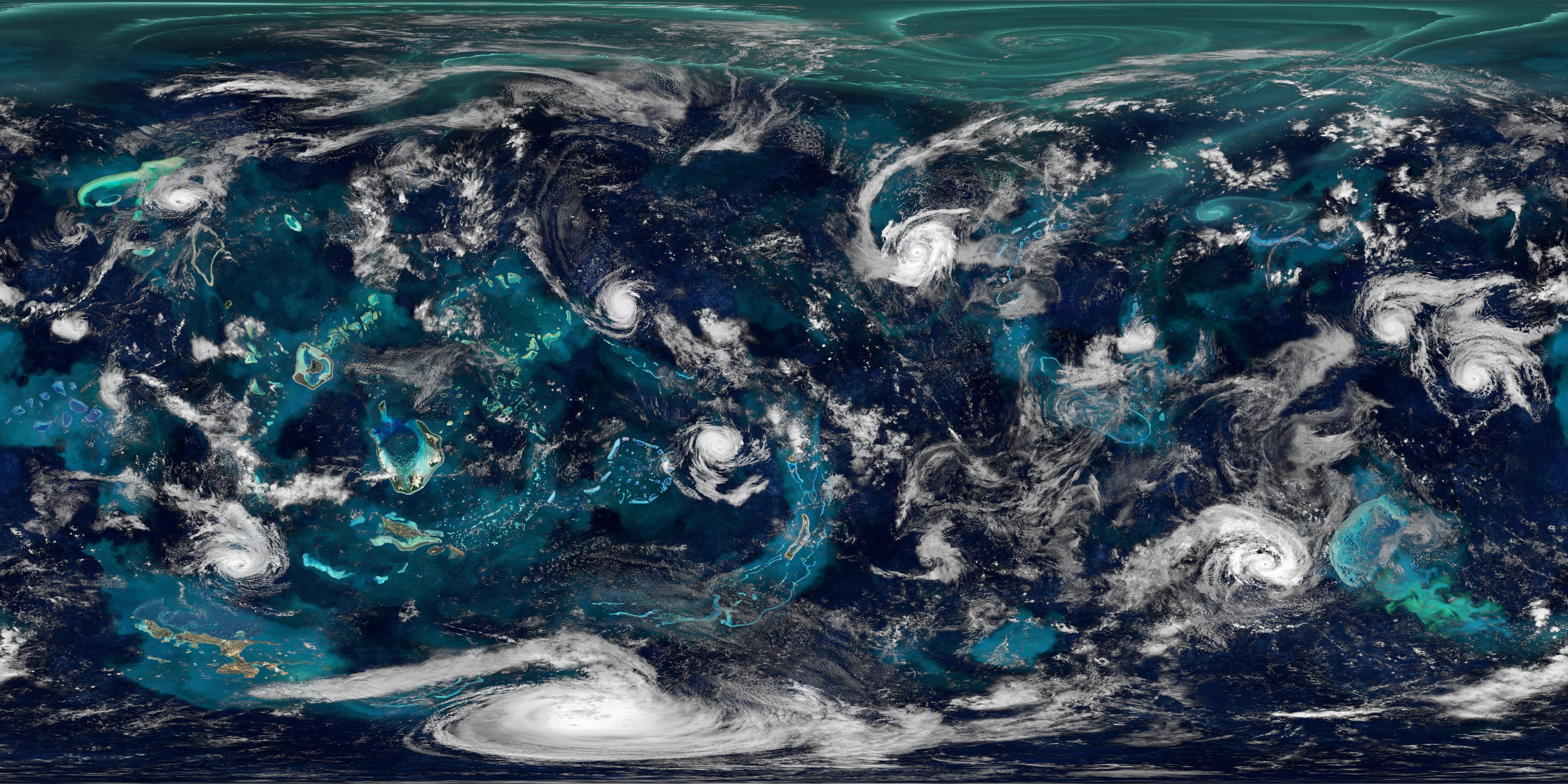 Oceanic Planet 05 - 4k Free 3D model_2