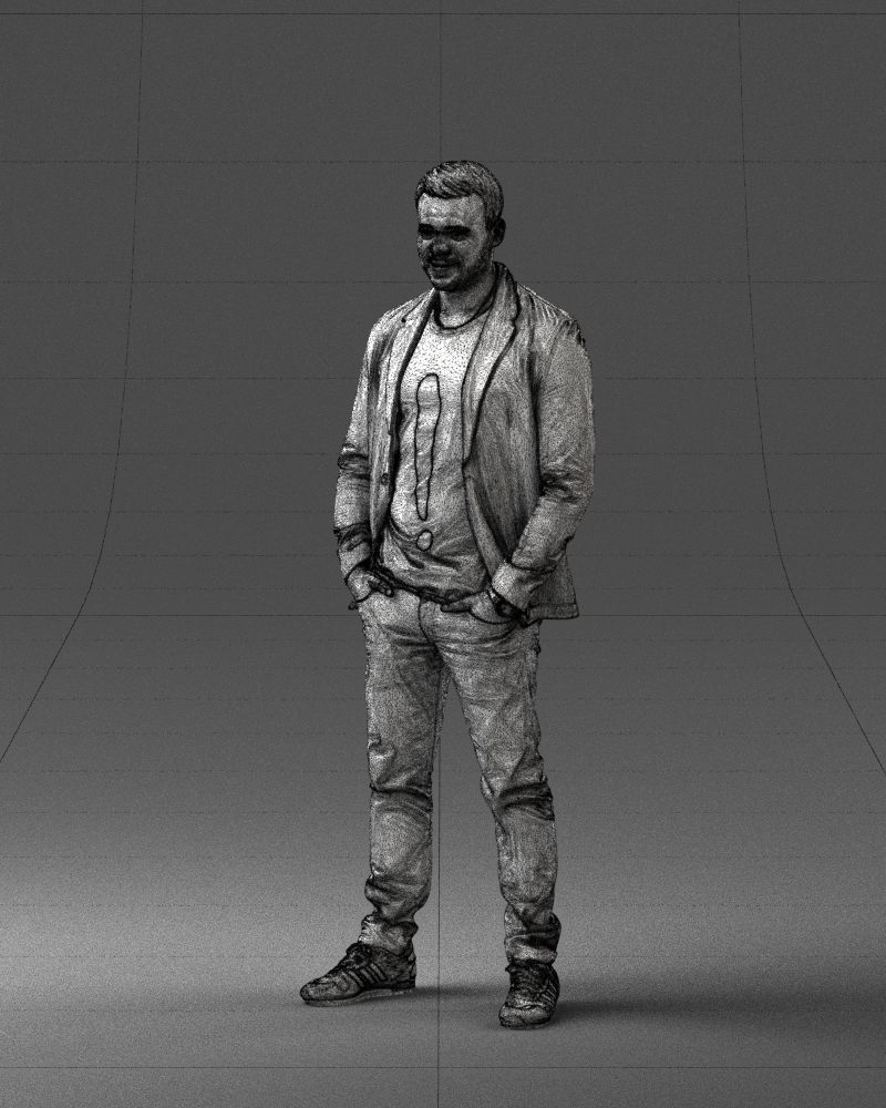 Emin in tracksuit 0472 3D Print Ready 3D print model_5