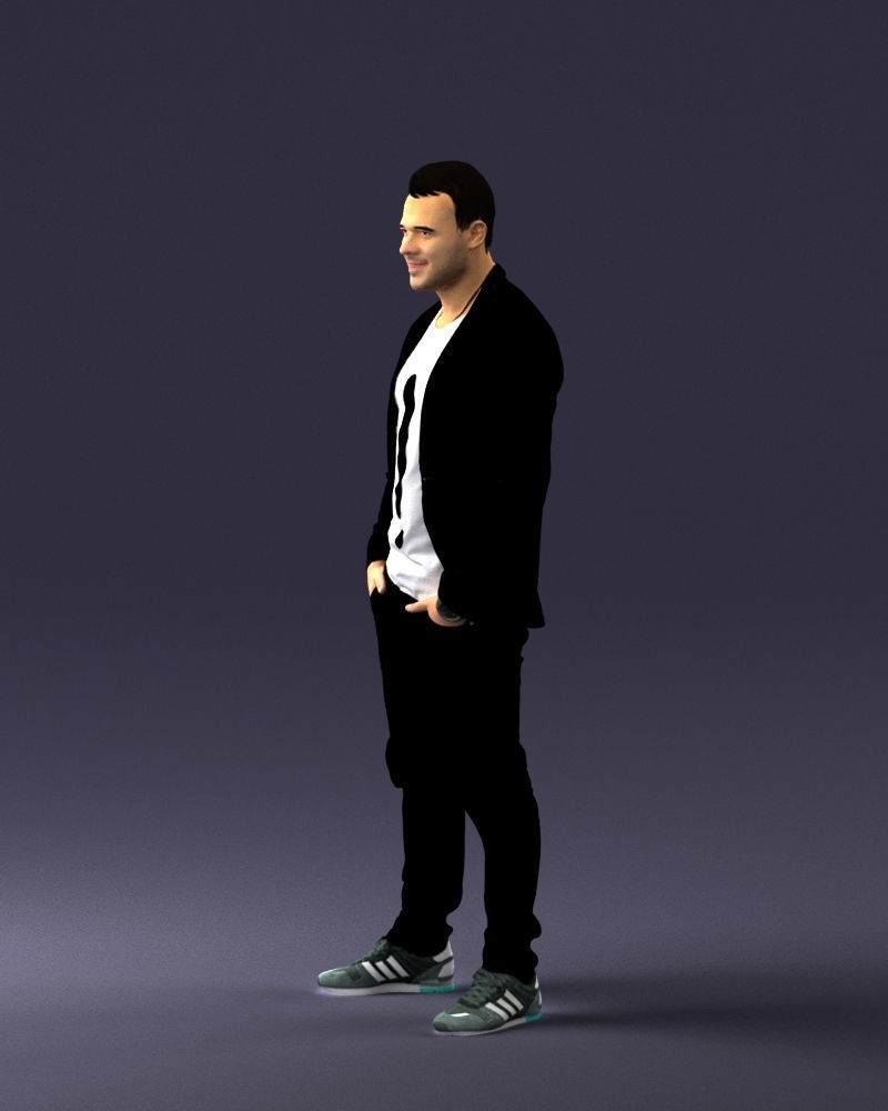 Emin in tracksuit 0472 3D Print Ready 3D print model_6