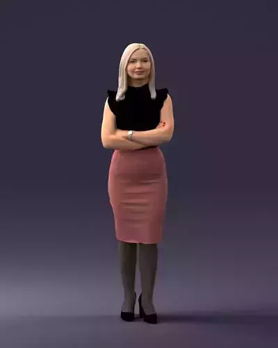 000327 Business Woman Standing 1212