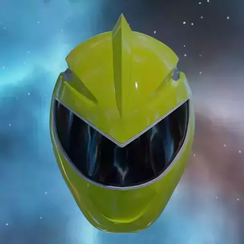 Dino Thunder Yellow Ranger Helmet 3D print model